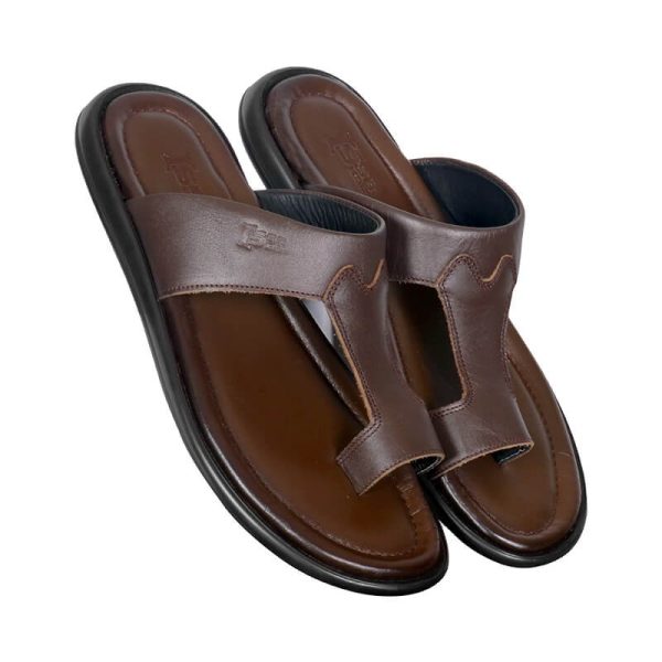 Brown Leather SSB Man's Sandal SB-S225 - Image 3