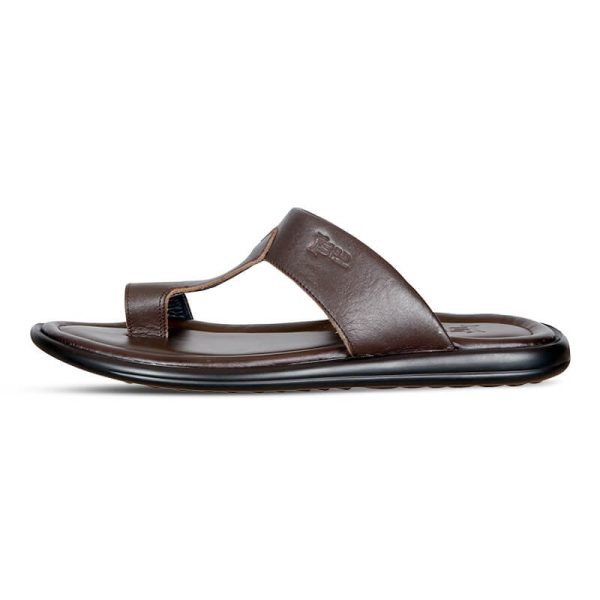 Brown Leather SSB Man's Sandal SB-S225
